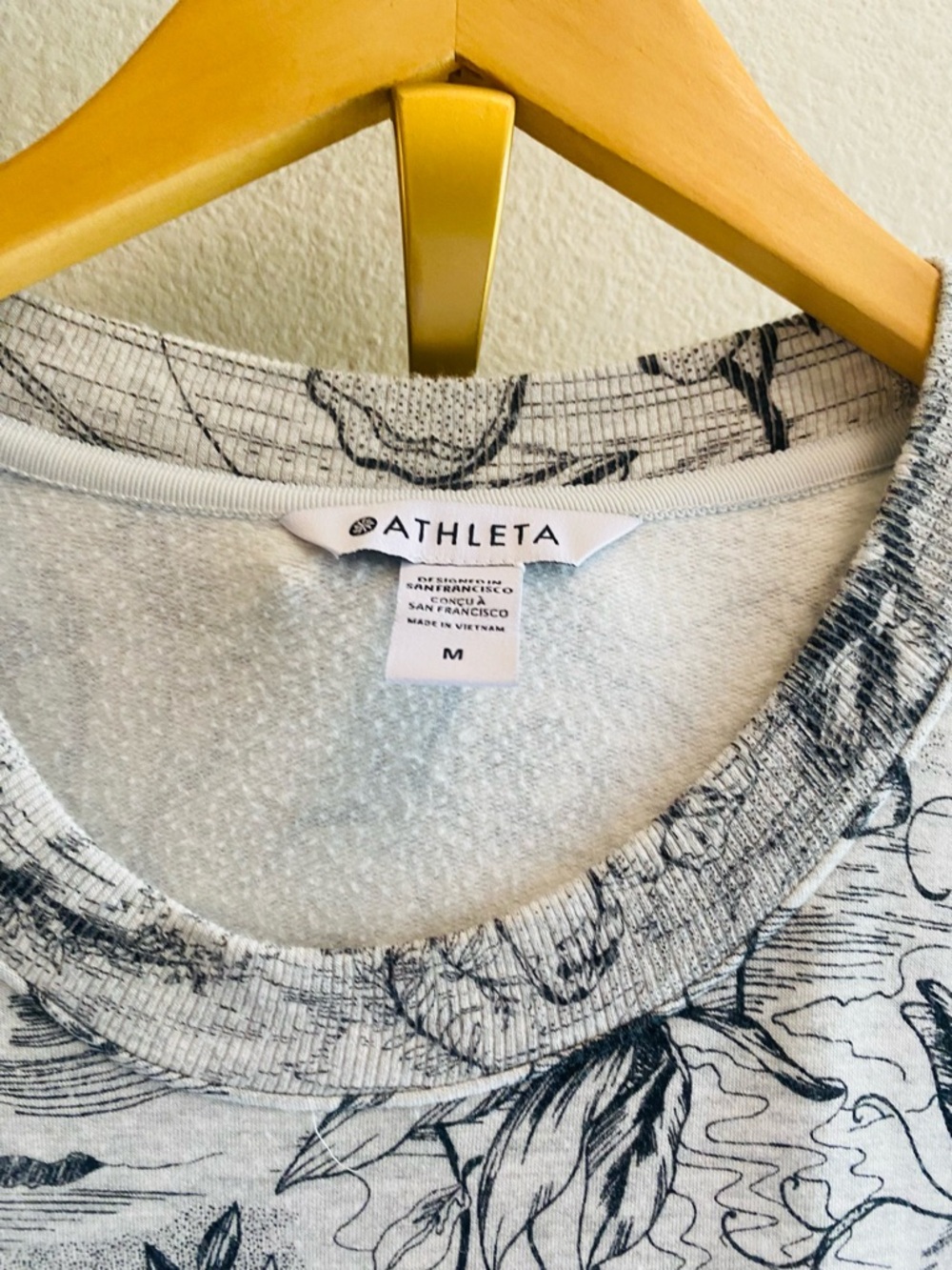 Athleta Balance Dress - Eden Floral Gray SZ Medium - Picture 6 of 8